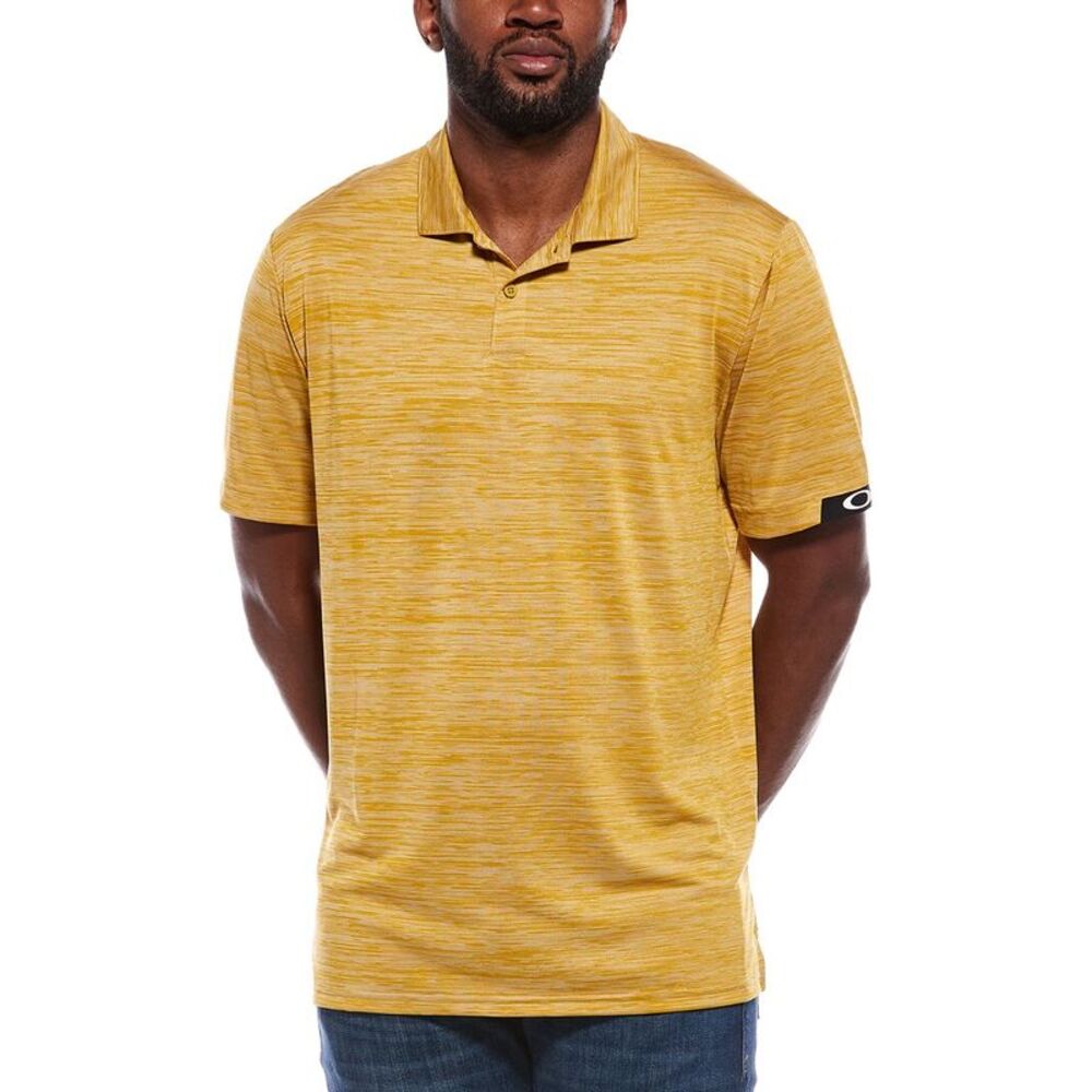 Oakley Mens  Gravity Pro Polo Shirt, Yellow
